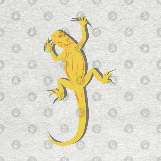 Yellow Lizard by SakuraDragon